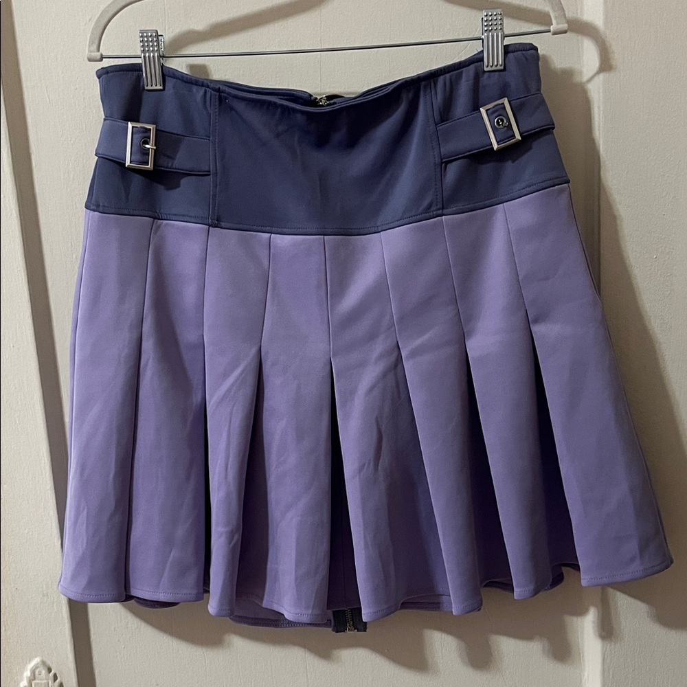 Naruto Shippuden Stylish Purple Pleated Skirt